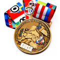 Manufacturer Custom Blank Coin Medallion, Medal Straps